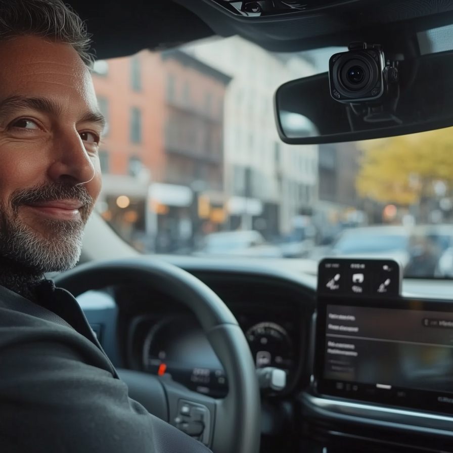 Véhicule Uber en route dans la ville de Bruxelles